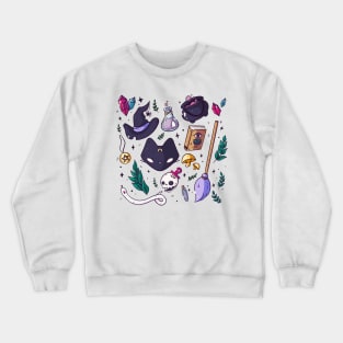 Witch kit - witch essencial items Crewneck Sweatshirt